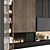 Modern TV Wall with Fireplace 3D model small image 7