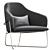 Stanley Accent Armchair: Sleek and Stylish Seating 3D model small image 1
