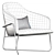 Stanley Accent Armchair: Sleek and Stylish Seating 3D model small image 4