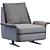 Minotti Spencer Armchair: 2 Colors 3D model small image 6