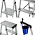 KRAUSE Step Ladders: Solidy, Dopplo & Corda 3D model small image 7