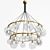 Skye Chandelier: Contemporary Elegance Illuminated 3D model small image 1