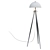 Sleek Tripod Dome Floor Lamp 3D model small image 2