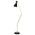 Sinuous Floor Lamp - Elegant and Stylish Illumination 3D model small image 1