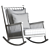 Modern Rocking Chair: Gervasoni InOut 3D model small image 5