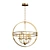 Elegant Jade Chandelier for Inspiring Ambience 3D model small image 1