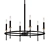 Bryant Midnight Black Chandelier 3D model small image 1