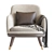 Modern Misool Armchair: Stylish and Comfortable 3D model small image 5