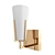 Upton Bath Wall Light: Modern Illumination for a Luxurious Bathroom 3D model small image 1