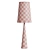 Elegant Walnut Wood and Linen Floor Lamp 3D model small image 5