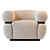 Modern Malibu Arm Chair, 2013 Design 3D model small image 3