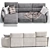 Natuzzi Supor Sofa: Reimagining Luxury 3D model small image 4