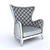 Classic Comfort Armchair 3D model small image 4