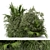 Lush Outdoor Bush Set 446 3D model small image 1