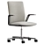 Arper Kinesit Met Chair: Sleek Ergonomic Seating 3D model small image 1