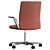 Arper Kinesit Met Chair: Sleek Ergonomic Seating 3D model small image 4