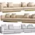 Modern Minotti Connery Sofa 3D model small image 3