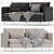 Cozy and Chic: IKEA Soderhamn Sofa 3D model small image 1