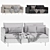 Cozy and Chic: IKEA Soderhamn Sofa 3D model small image 7