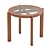 Sleek Spoke Coffee Table: Modern Design, Functional 3D model small image 1