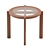 Sleek Spoke Coffee Table: Modern Design, Functional 3D model small image 5