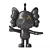 3D Kaws Figure - High Quality Download 3D model small image 2