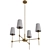 Elegant Mini Point Chandelier 3D model small image 4