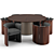 Bentley Home Dining Set 3D model small image 2