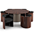 Bentley Home Dining Set 3D model small image 3