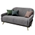 Luxurious Lion Sofa: Italian Craftsmanship and Unparalleled Comfort 3D model small image 5