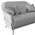 Luxurious Lion Sofa: Italian Craftsmanship and Unparalleled Comfort 3D model small image 4