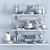 Modern Kitchen Accessories Bundle 3D model small image 6
