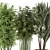 Elegant Indoor Planters - Set 448 3D model small image 2