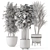 Elegant Indoor Planters - Set 448 3D model small image 7