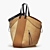 LOEWE Hammock Tote: Versatile Calfskin Bag 3D model small image 1