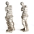 Striped Marble Venus de Milo- 49x56x160cm 3D model small image 1