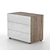 Minimalist White Dresser 3D model small image 3