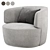 Elegant Elaine Armchair: Molteni 3D model small image 3