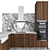 Capsule Kitchen Set with Fulgor Milano, Smeg & Elica: Modern & Functional 3D model small image 9