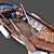 Vintage Wooden Boat: Exquisite Craftsmanship 3D model small image 3