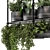 Metal Box Hanging Plants: Set 449 3D model small image 5