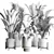 Lush Greenery: 174-Pot Indoor Plant Collection 3D model small image 7