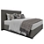 Bardo Due Meridiani: Sleek and Spacious King-size Bed 3D model small image 2