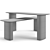 Bentley Home Neston Coffee Tables: Elegant and Versatile Set 3D model small image 7