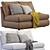 Kivik Sofa: Stylish and Versatile by Ikea 3D model small image 2