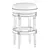 Erin Cream Swivel Barstool - Stylish and Versatile Seating 3D model small image 5