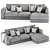 Bodema BARCLAY Corner Sofa: Modern and Stylish 3D model small image 1