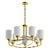 Elegant Plexus Chandelier 3D model small image 1