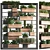 Fitowall02: Contemporary Vertical Plant Set 3D model small image 1