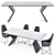 Fabello Diamond Dining Set 3D model small image 4